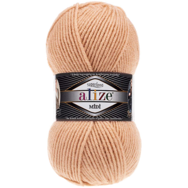 Суперлана міді 502 карамель Alize (Алізе)
