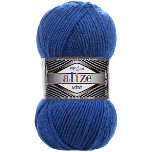 Суперлана міді 141 синій Alize (Алізе)