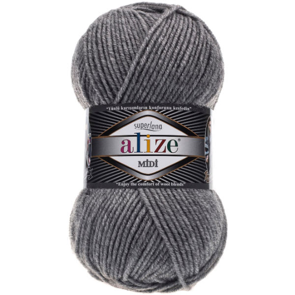 Суперлана міді 21 сірий Alize (Алізе)