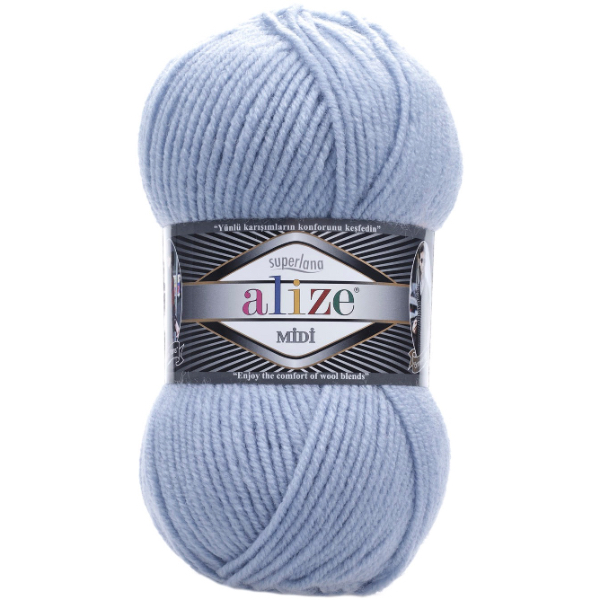Суперлана міді 480 блакитний Alize (Алізе)