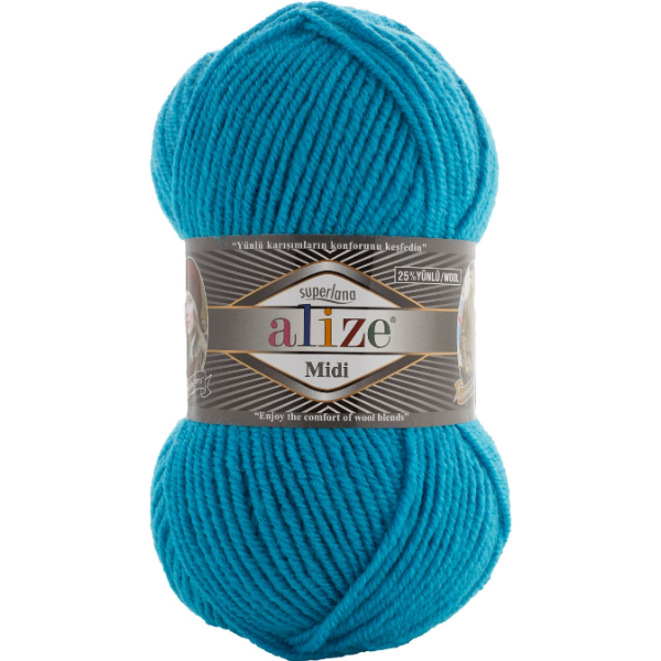 Суперлана міді 484 бірюза Alize (Алізе)