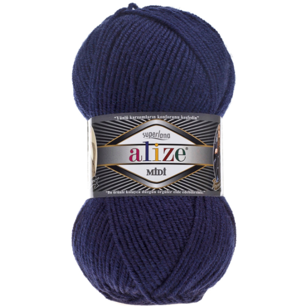 Суперлана міді 58 синій Alize (Алізе)