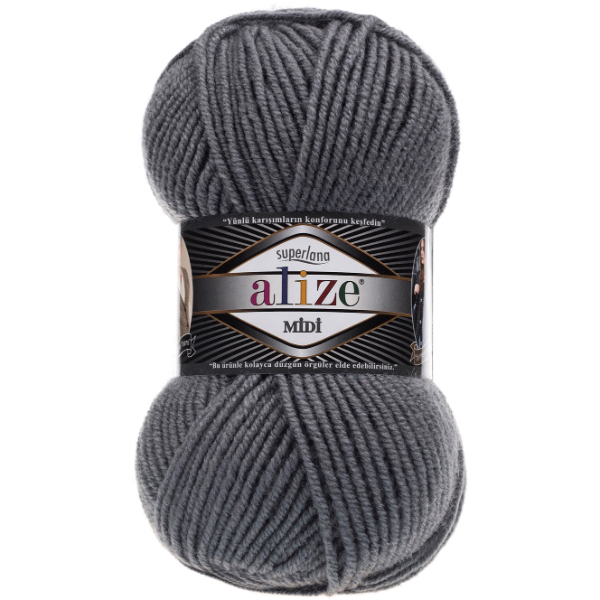 Суперлана міді 87 сірий Alize (Алізе)
