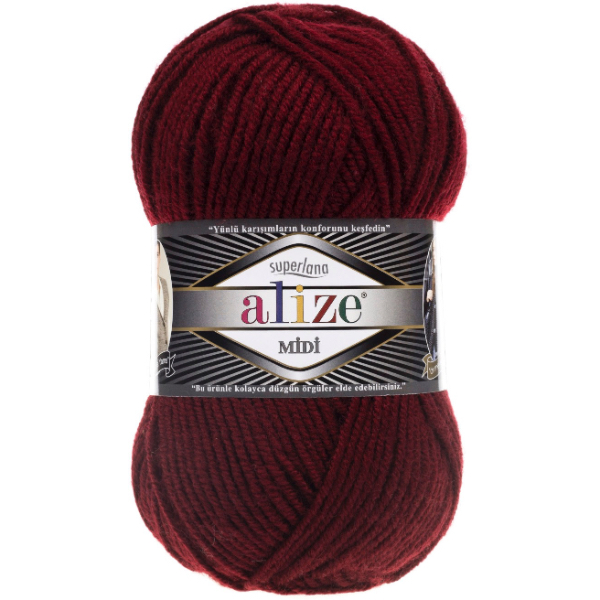 Суперлана міді 57 бордо Alize (Алізе)