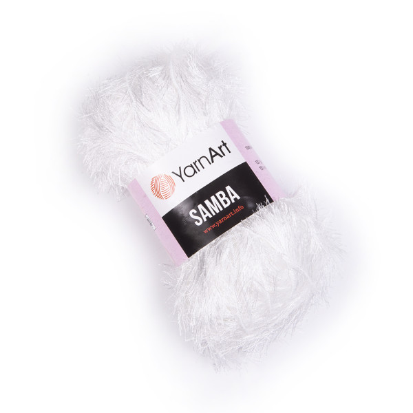 Травка(SAMBA) 01 Белый YarnArt (РАМ)