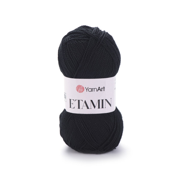 Етамін Ярнарт 422 чорний YarnArt (ЯрнАрт)