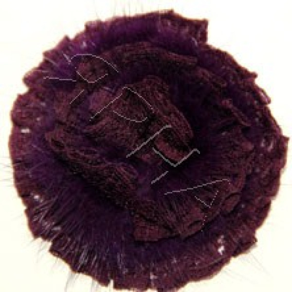 Трояндочка норка мереживо  фіолет Drakon