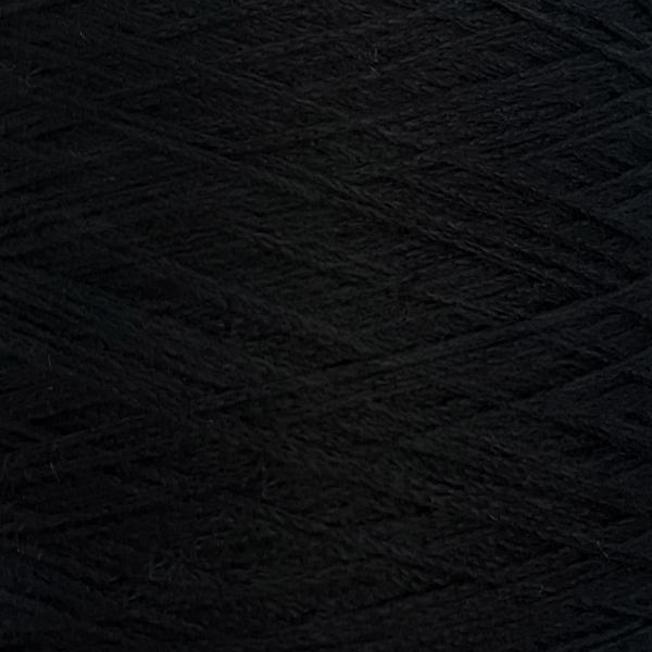 Вовна з бавовною Компатто 16609 чорний DI.VE