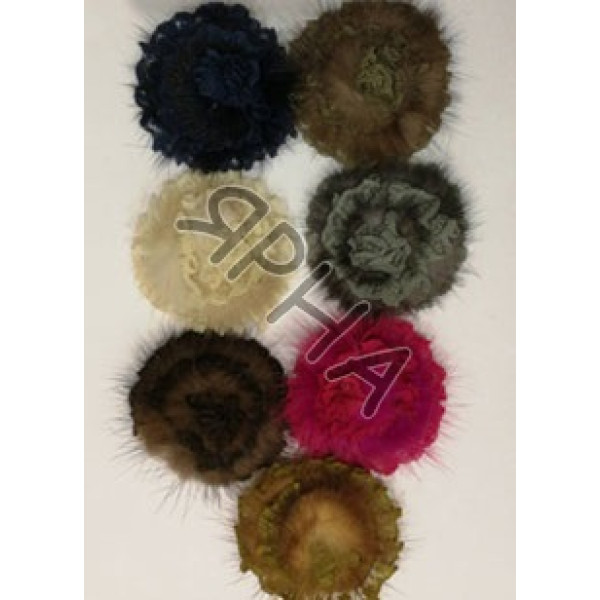 Трояндочка мереживо 7 шт 11 разноцветные Drakon