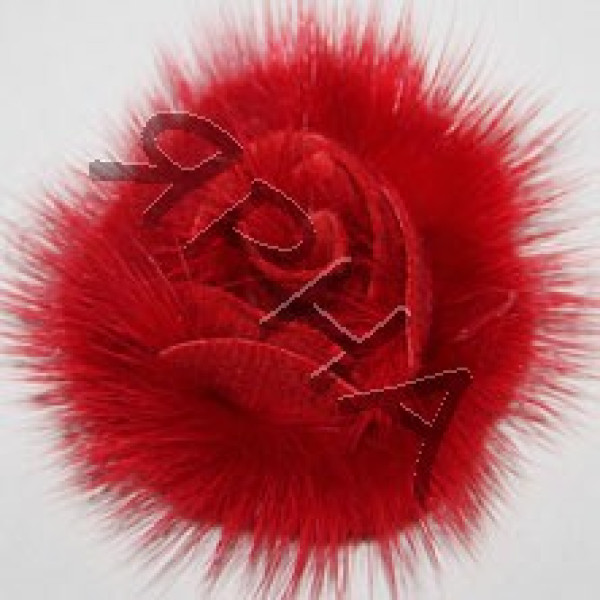 Трояндочка норка (набір) 3 алая Drakon