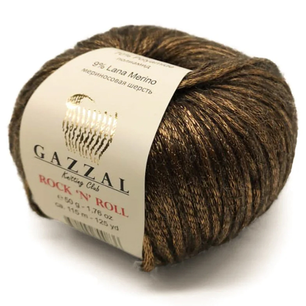 Рок н ролл 13186 золото-чорний Gazzal