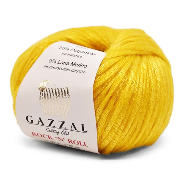 Рок н ролл 13908 лимонний Gazzal