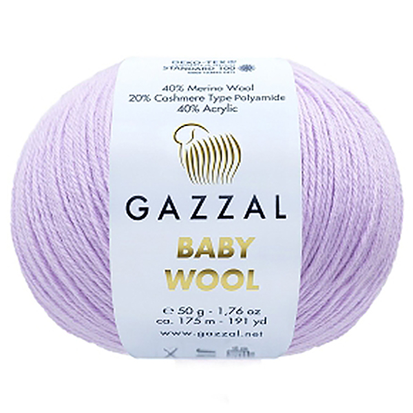 Бебі вул Газал/Baby Wool Gazzal  823 бузок Gazzal
