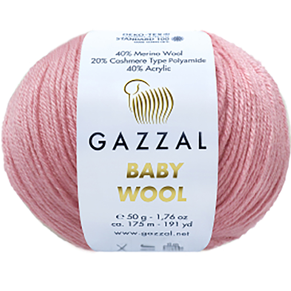 Бебі вул Газал/Baby Wool Gazzal  831 троянда Gazzal