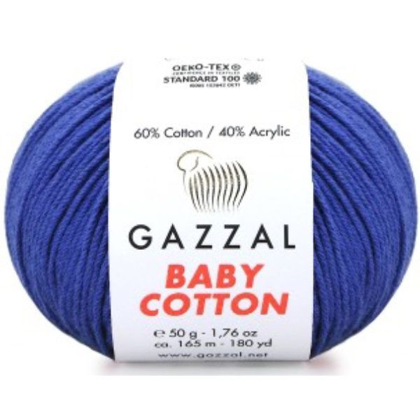 Бебі котон Газал/Baby Cotton Gazzal  3421 електрик Gazzal