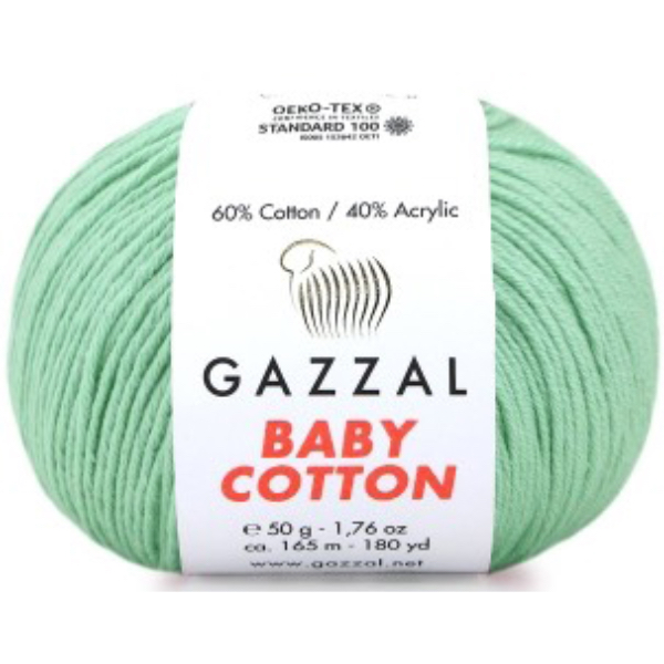 Бебі котон Газал/Baby Cotton Gazzal  3425 ментол Gazzal
