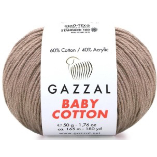 Бебі котон Газал/Baby Cotton Gazzal  3434 лате Gazzal