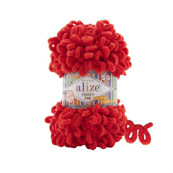 Пуффі Файн/Puffy FINE Alize  106 червоний Alize (Алізе)