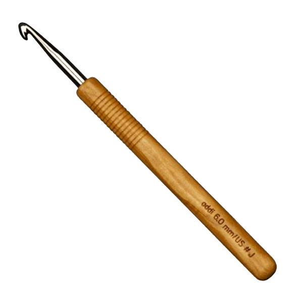 Гачок Addi 577-7 з ручкою з оливкового дерева
