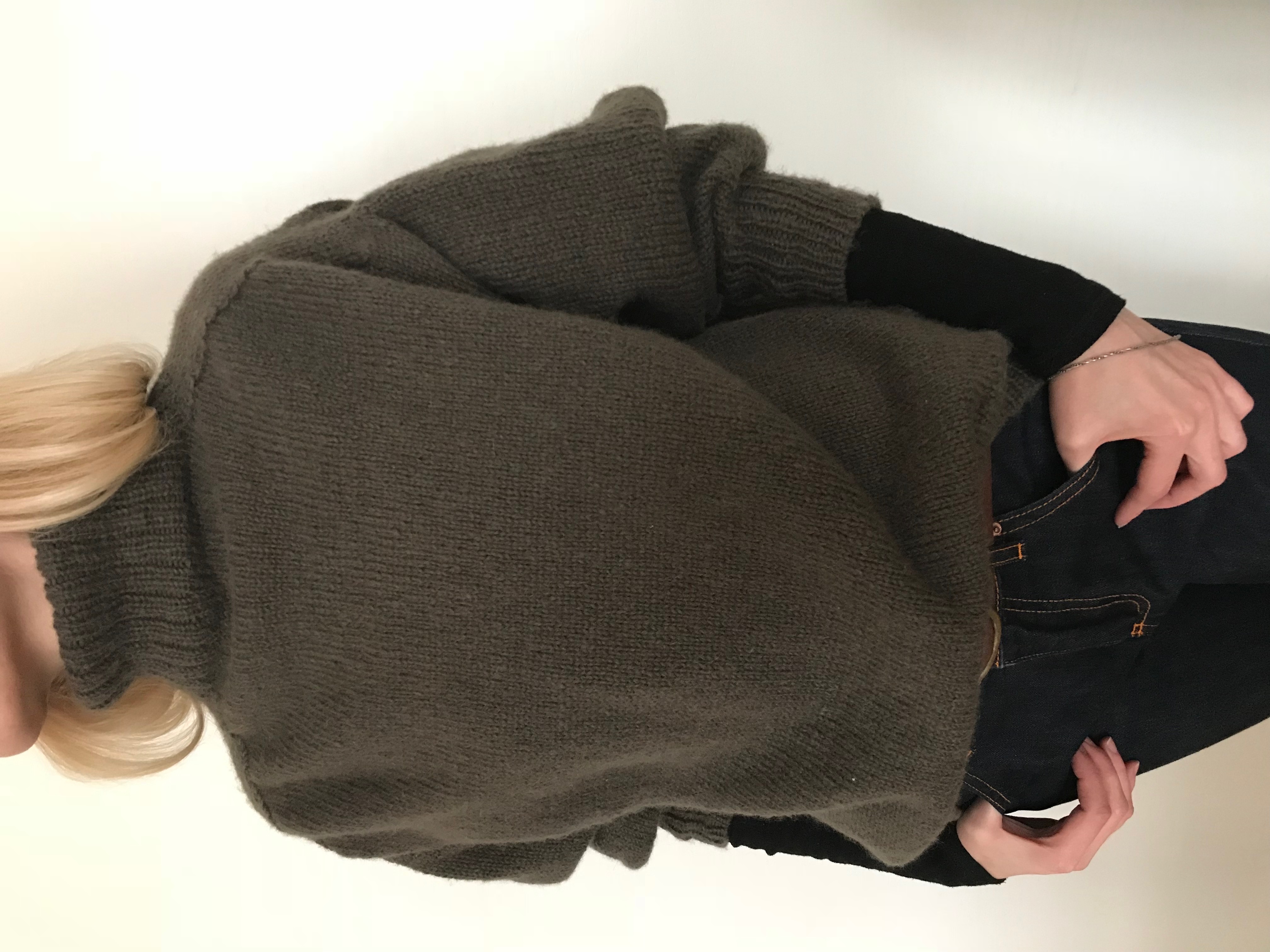 Свитер из пряжи Альпака реале