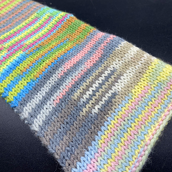 Меринос 70% принт RAINBOW